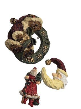 3 Christmas Holiday Pin Brooch